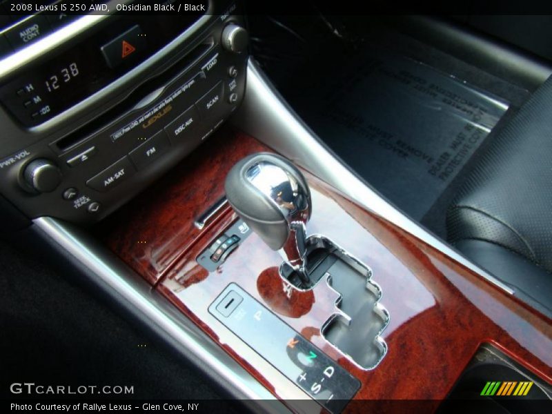  2008 IS 250 AWD 6 Speed Automatic Shifter