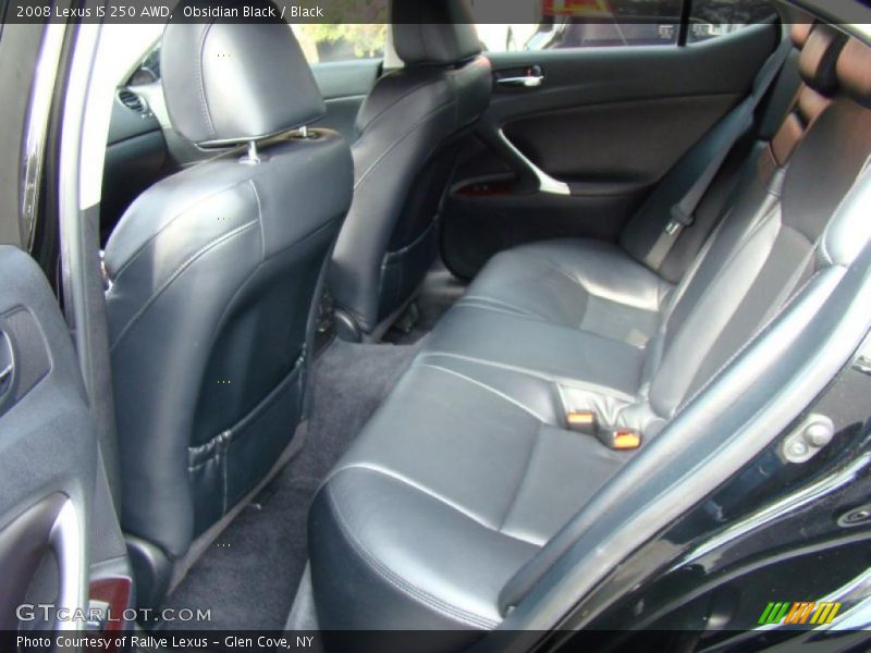  2008 IS 250 AWD Black Interior
