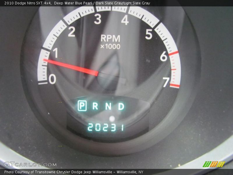 Deep Water Blue Pearl / Dark Slate Gray/Light Slate Gray 2010 Dodge Nitro SXT 4x4