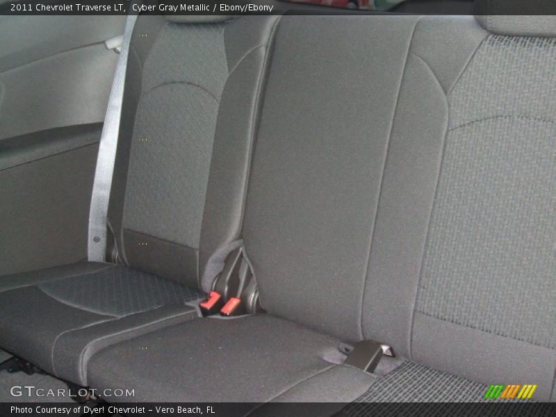 Cyber Gray Metallic / Ebony/Ebony 2011 Chevrolet Traverse LT