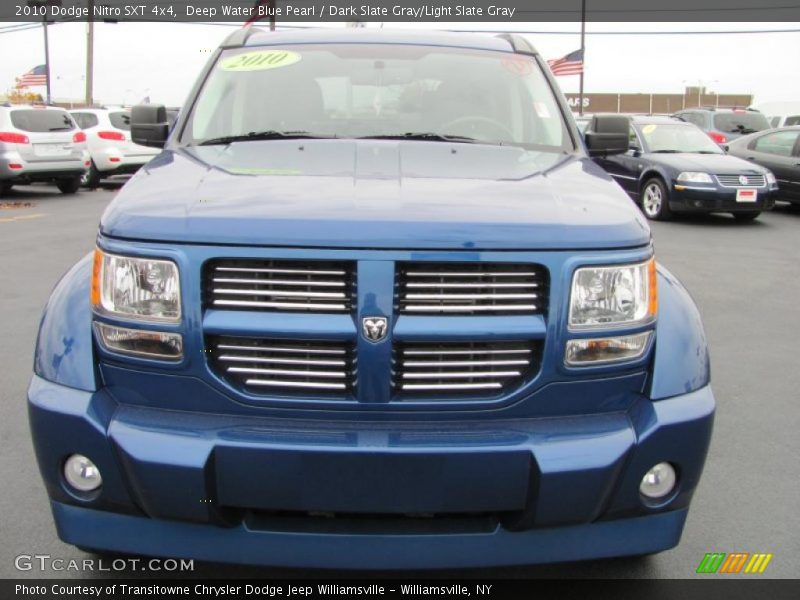 Deep Water Blue Pearl / Dark Slate Gray/Light Slate Gray 2010 Dodge Nitro SXT 4x4