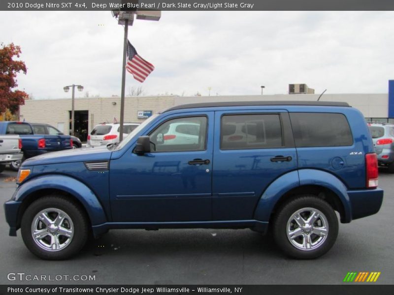 Deep Water Blue Pearl / Dark Slate Gray/Light Slate Gray 2010 Dodge Nitro SXT 4x4