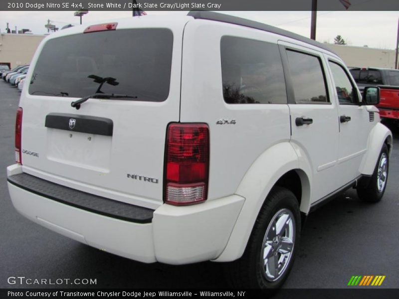 Stone White / Dark Slate Gray/Light Slate Gray 2010 Dodge Nitro SE 4x4
