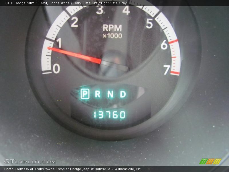 Stone White / Dark Slate Gray/Light Slate Gray 2010 Dodge Nitro SE 4x4