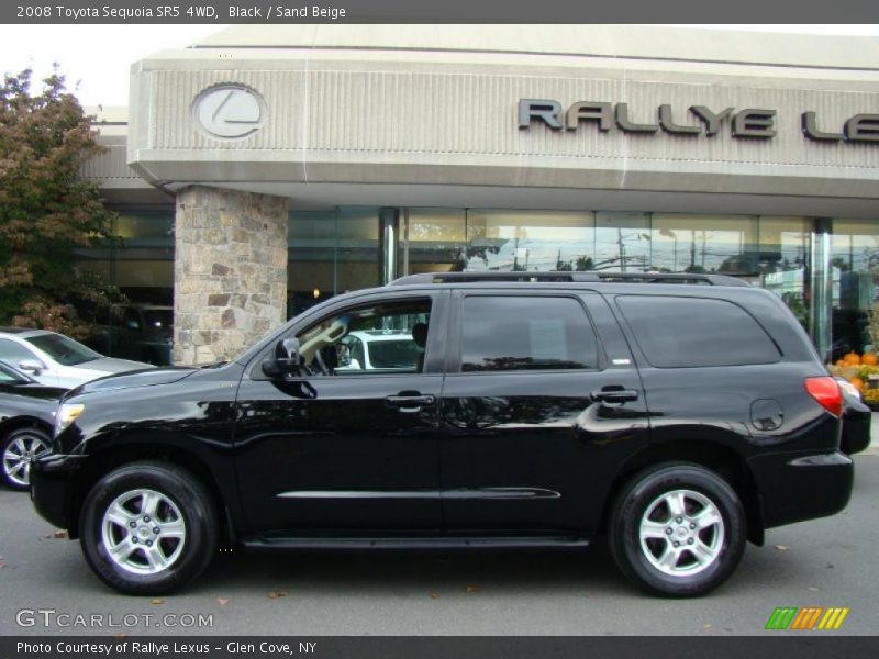 Black / Sand Beige 2008 Toyota Sequoia SR5 4WD