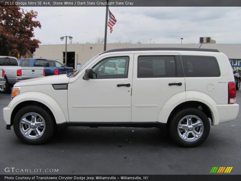 Stone White / Dark Slate Gray/Light Slate Gray 2010 Dodge Nitro SE 4x4