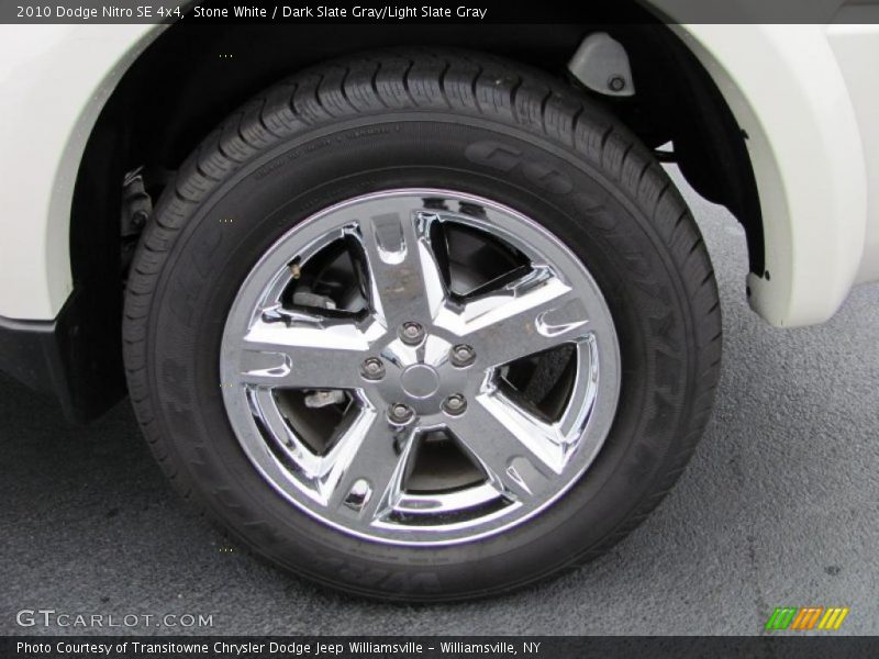 Stone White / Dark Slate Gray/Light Slate Gray 2010 Dodge Nitro SE 4x4