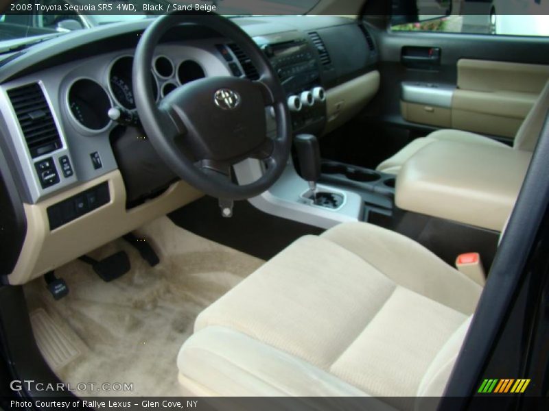 Sand Beige Interior - 2008 Sequoia SR5 4WD 