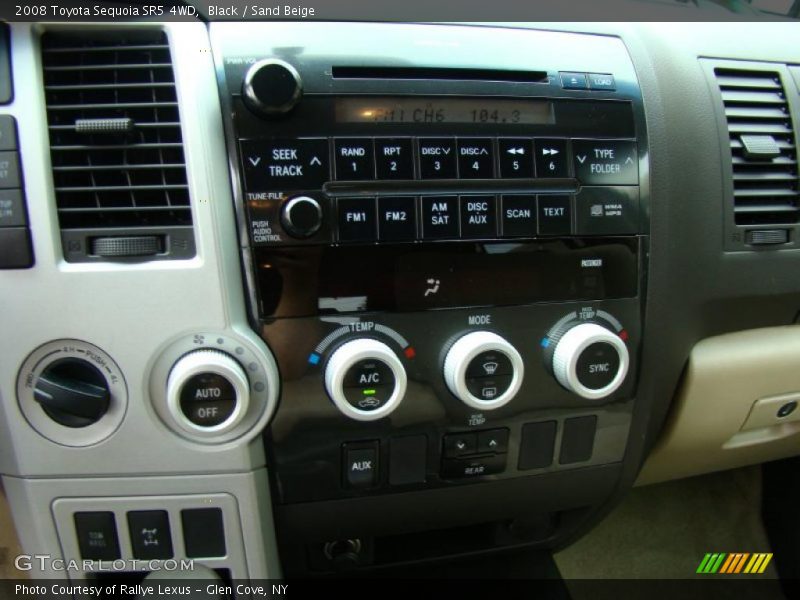 Controls of 2008 Sequoia SR5 4WD