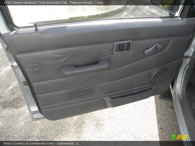 Platinum Metallic / Gray 1993 Nissan Hardbody Truck Extended Cab