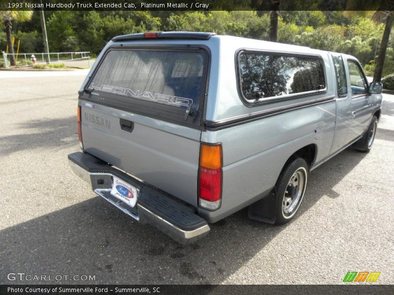 Platinum Metallic / Gray 1993 Nissan Hardbody Truck Extended Cab