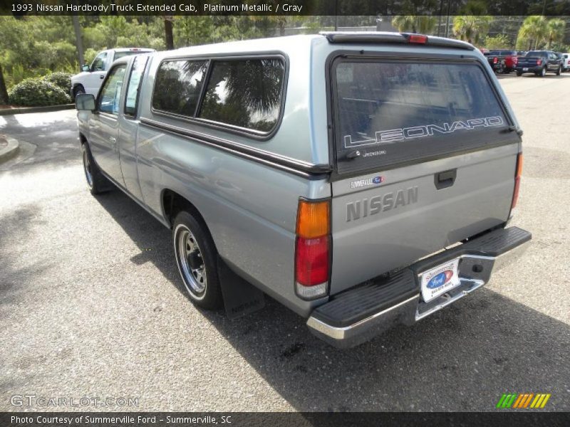 Platinum Metallic / Gray 1993 Nissan Hardbody Truck Extended Cab