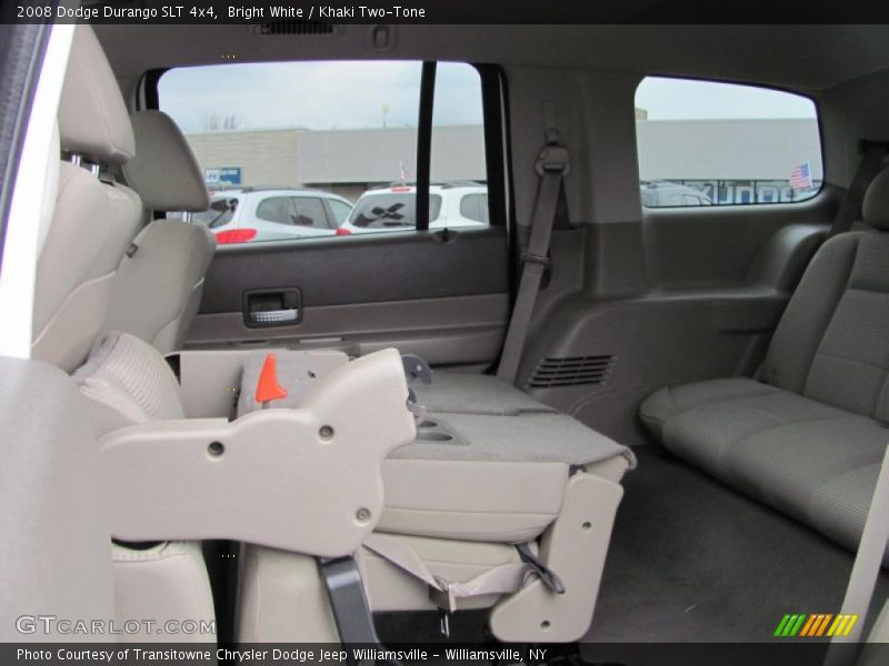 Bright White / Khaki Two-Tone 2008 Dodge Durango SLT 4x4