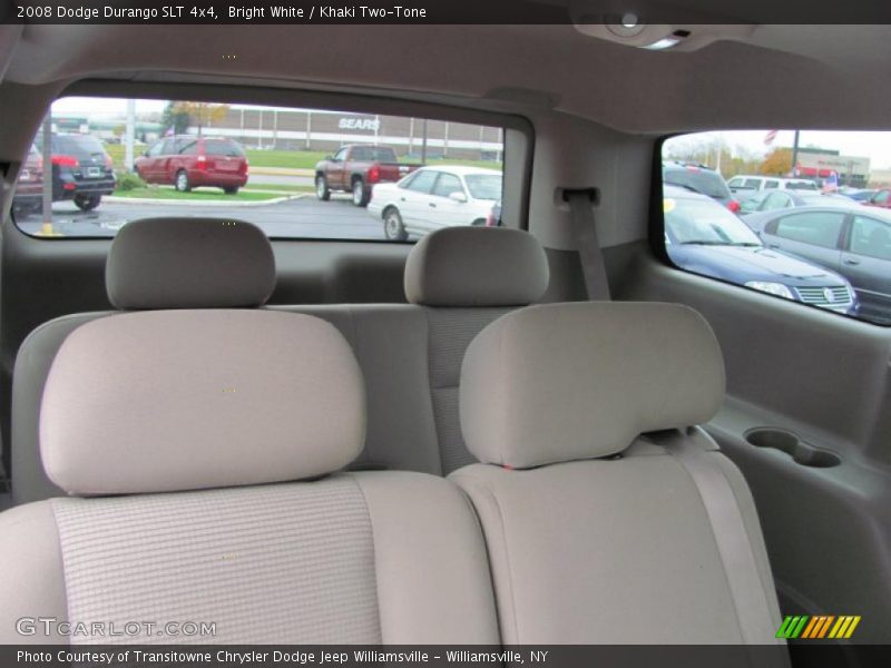 Bright White / Khaki Two-Tone 2008 Dodge Durango SLT 4x4