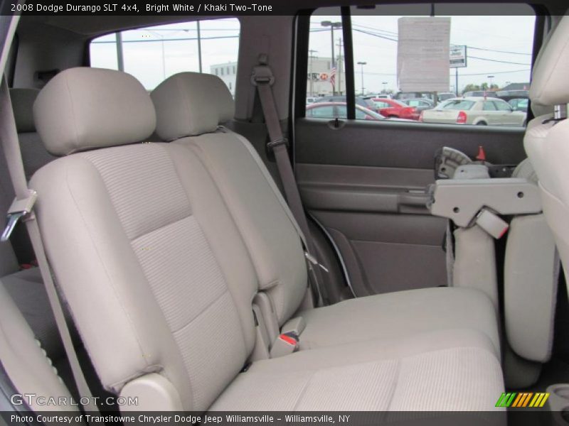 Bright White / Khaki Two-Tone 2008 Dodge Durango SLT 4x4