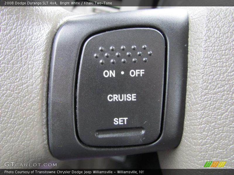 Bright White / Khaki Two-Tone 2008 Dodge Durango SLT 4x4