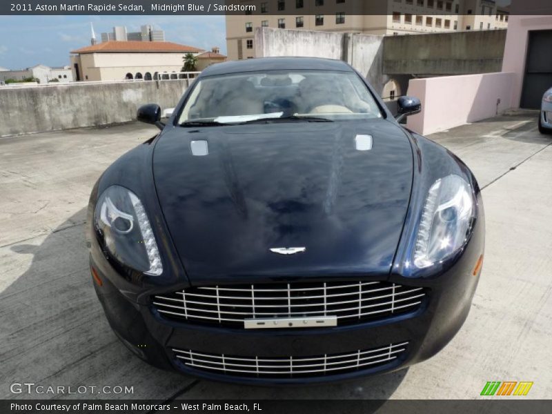 Midnight Blue / Sandstorm 2011 Aston Martin Rapide Sedan
