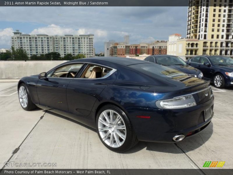 Midnight Blue / Sandstorm 2011 Aston Martin Rapide Sedan