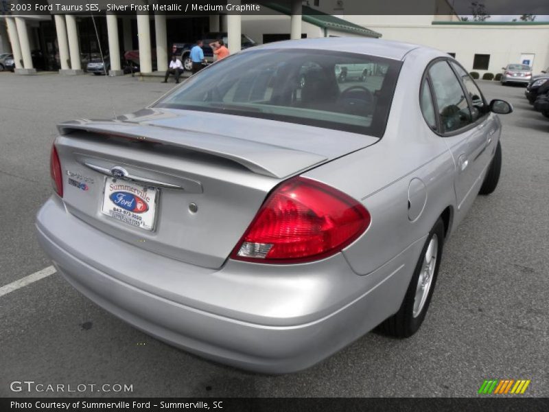 Silver Frost Metallic / Medium Graphite 2003 Ford Taurus SES