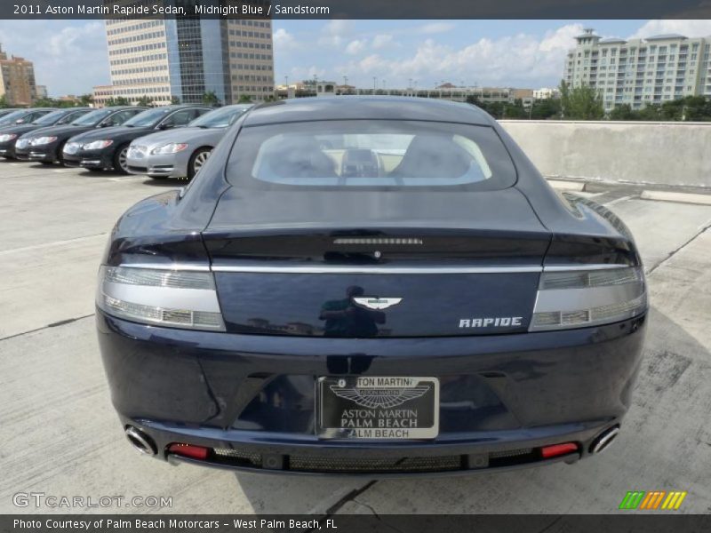 Midnight Blue / Sandstorm 2011 Aston Martin Rapide Sedan