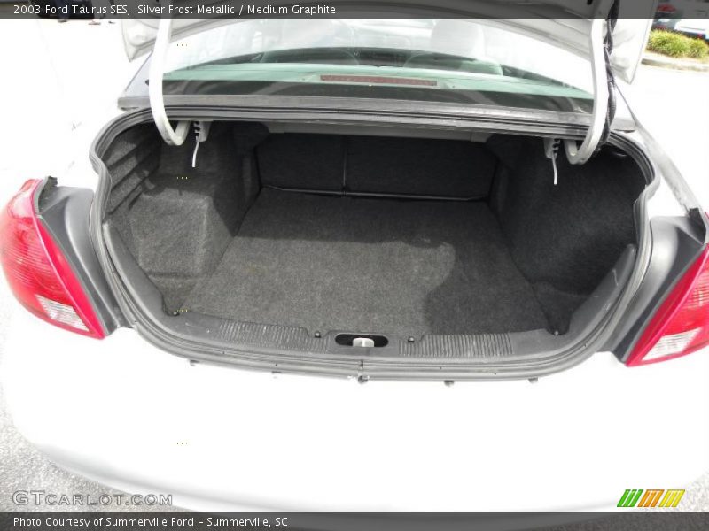Silver Frost Metallic / Medium Graphite 2003 Ford Taurus SES