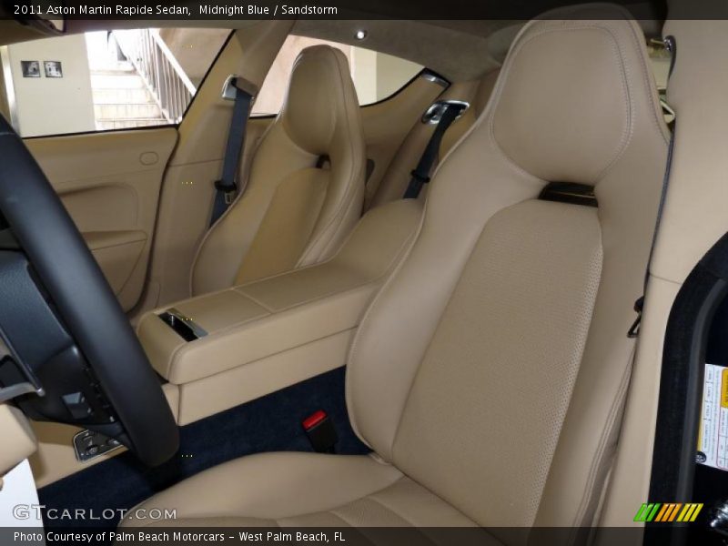  2011 Rapide Sedan Sandstorm Interior