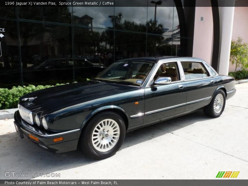 Spruce Green Metallic / Coffee 1996 Jaguar XJ Vanden Plas