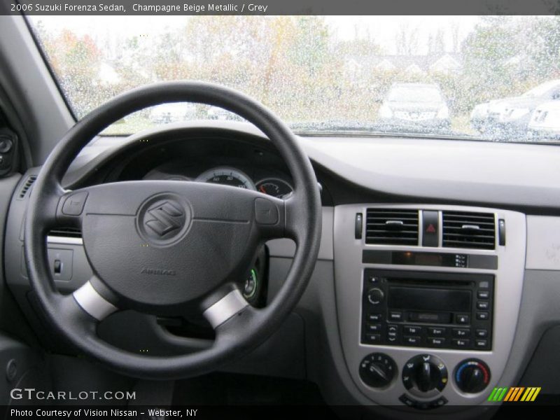 Champagne Beige Metallic / Grey 2006 Suzuki Forenza Sedan