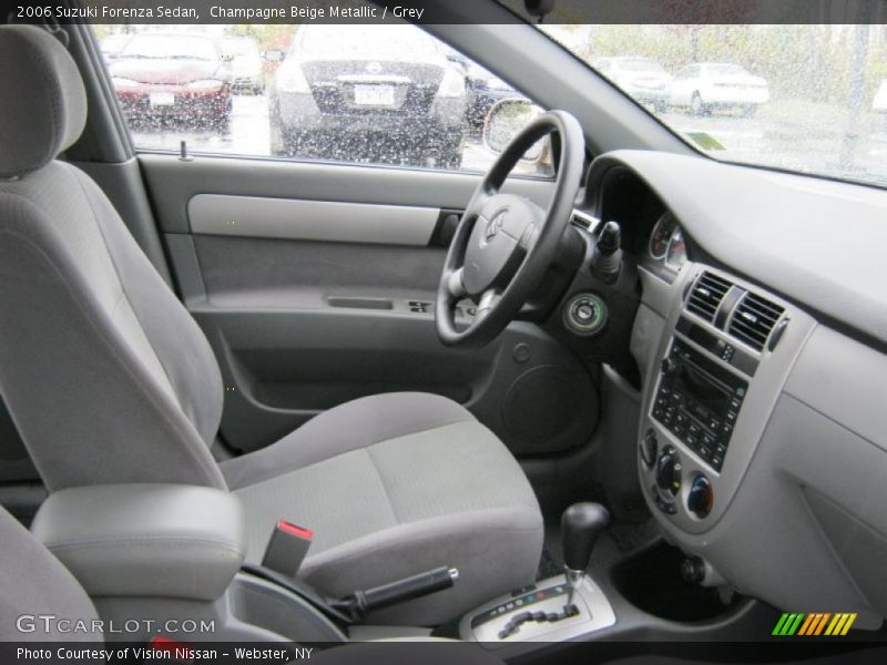 Champagne Beige Metallic / Grey 2006 Suzuki Forenza Sedan