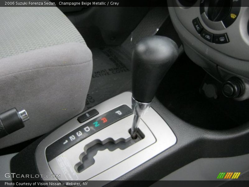Champagne Beige Metallic / Grey 2006 Suzuki Forenza Sedan