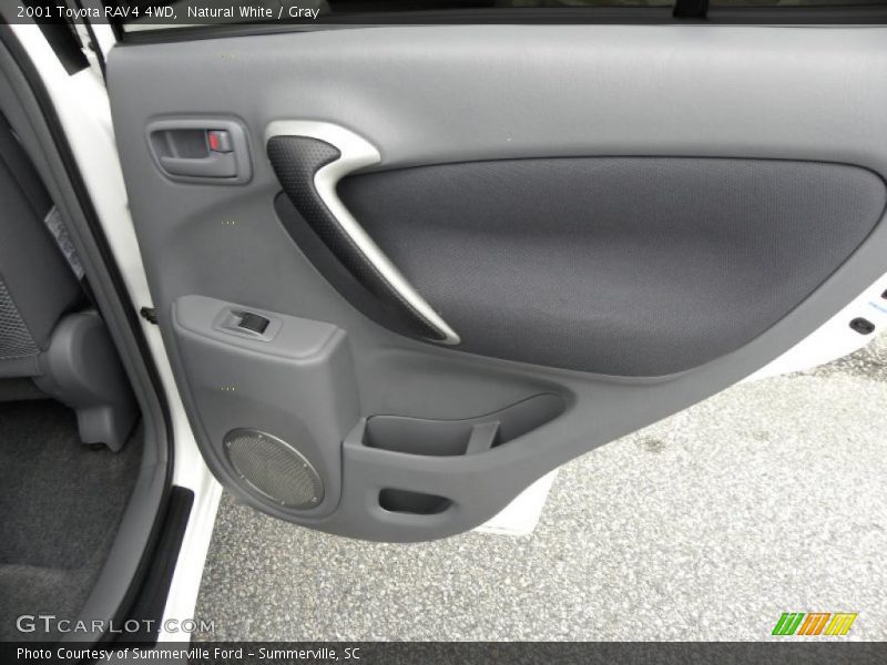 Natural White / Gray 2001 Toyota RAV4 4WD