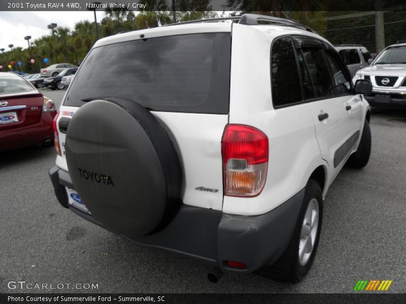 Natural White / Gray 2001 Toyota RAV4 4WD