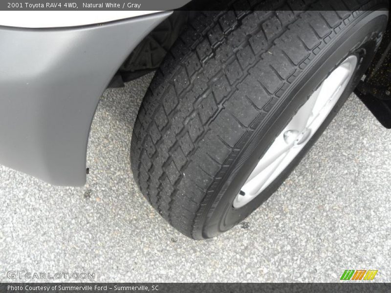 Natural White / Gray 2001 Toyota RAV4 4WD