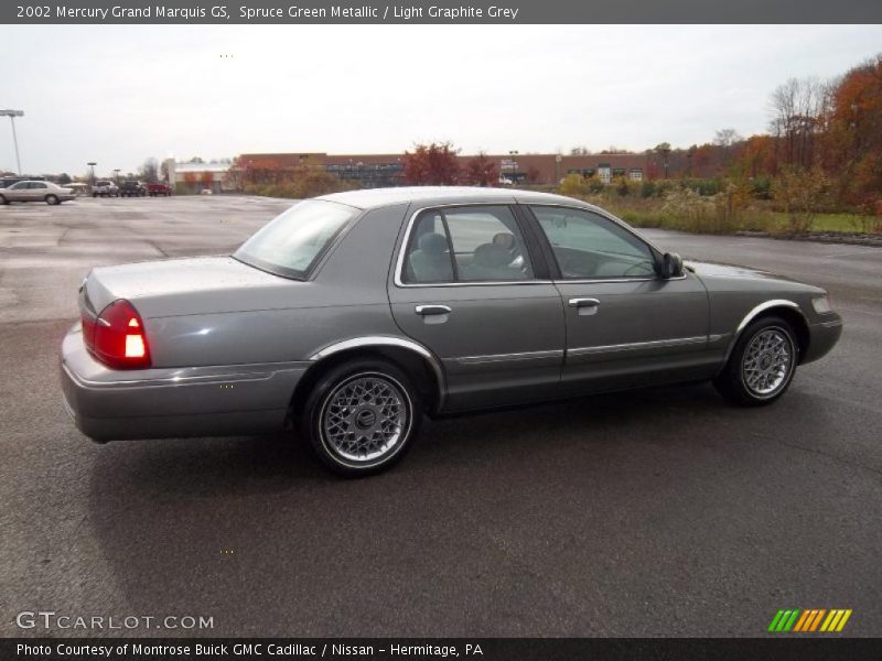 Spruce Green Metallic / Light Graphite Grey 2002 Mercury Grand Marquis GS