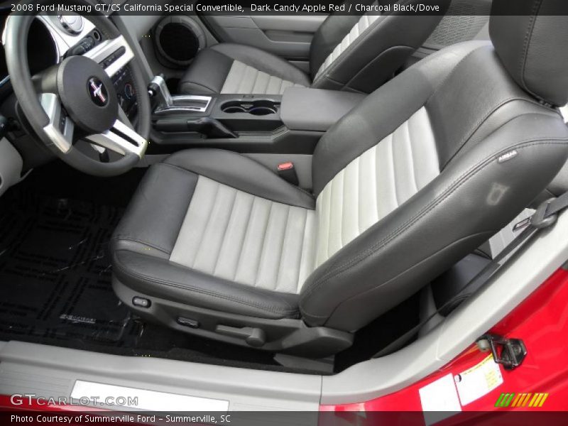 Dark Candy Apple Red / Charcoal Black/Dove 2008 Ford Mustang GT/CS California Special Convertible