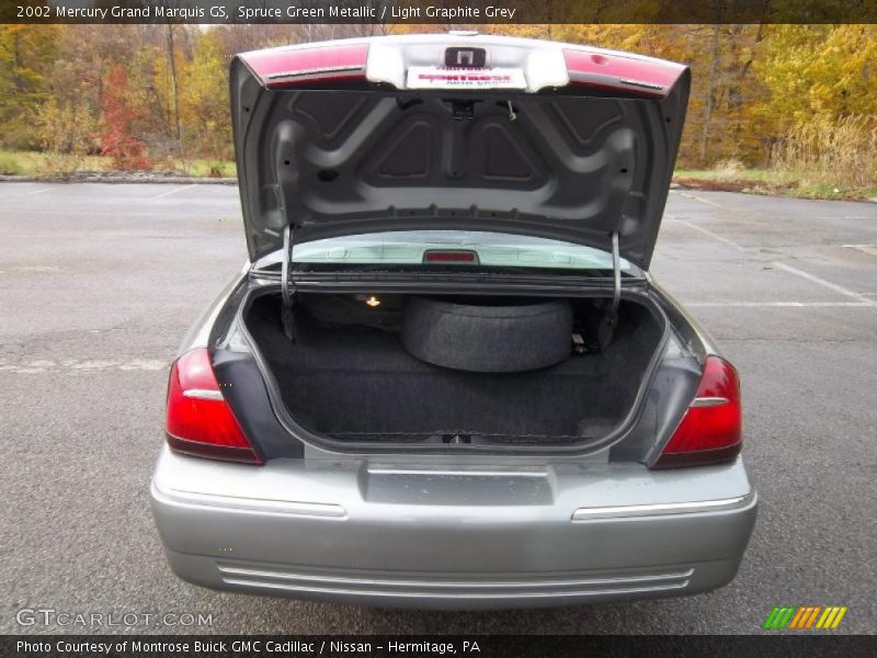 Spruce Green Metallic / Light Graphite Grey 2002 Mercury Grand Marquis GS