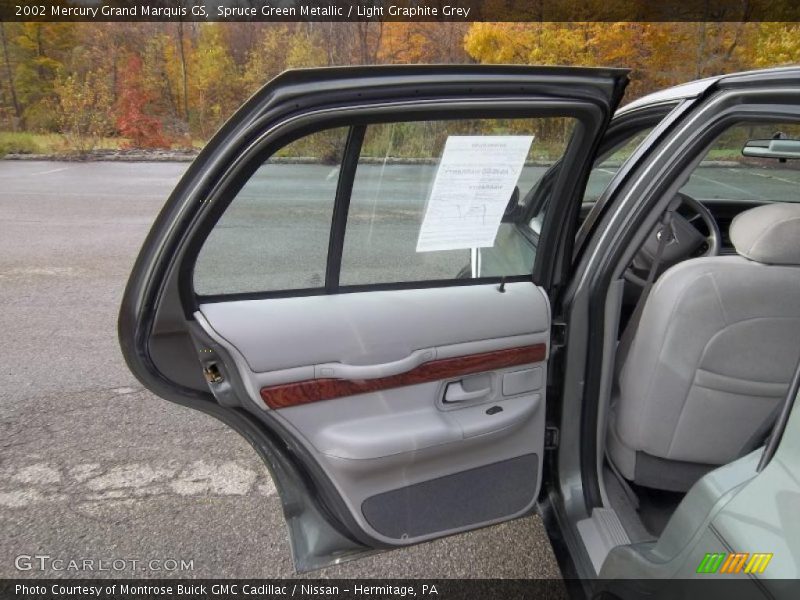 Spruce Green Metallic / Light Graphite Grey 2002 Mercury Grand Marquis GS