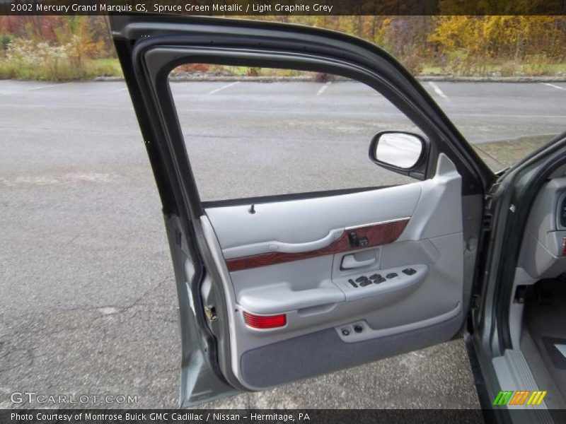 Spruce Green Metallic / Light Graphite Grey 2002 Mercury Grand Marquis GS