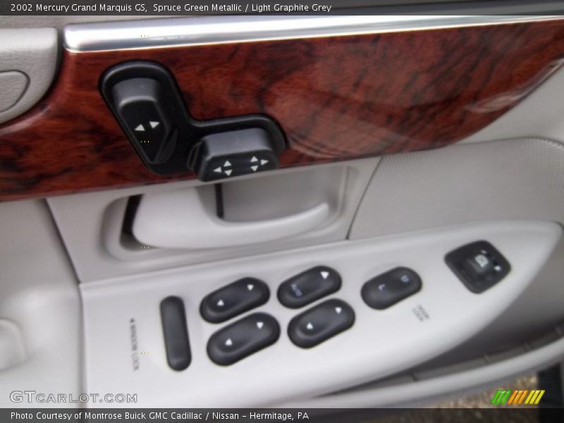 Spruce Green Metallic / Light Graphite Grey 2002 Mercury Grand Marquis GS