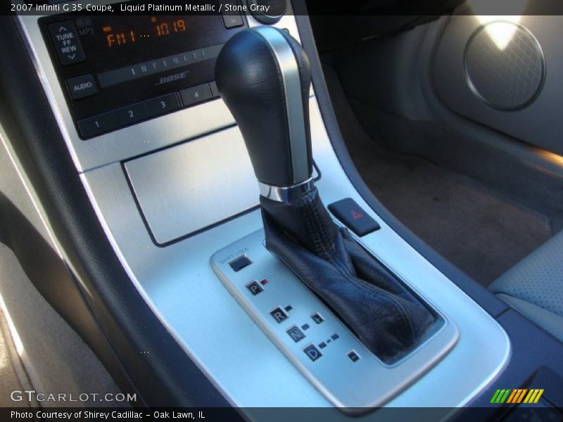 Liquid Platinum Metallic / Stone Gray 2007 Infiniti G 35 Coupe