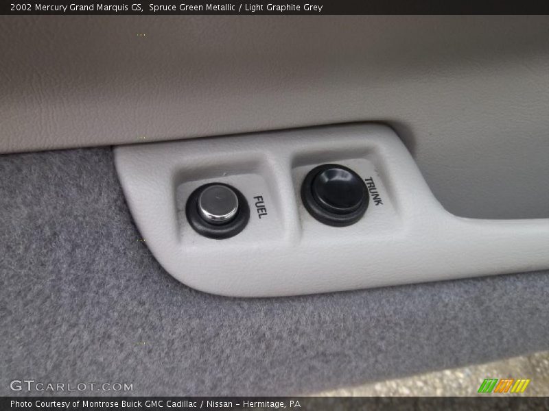 Spruce Green Metallic / Light Graphite Grey 2002 Mercury Grand Marquis GS