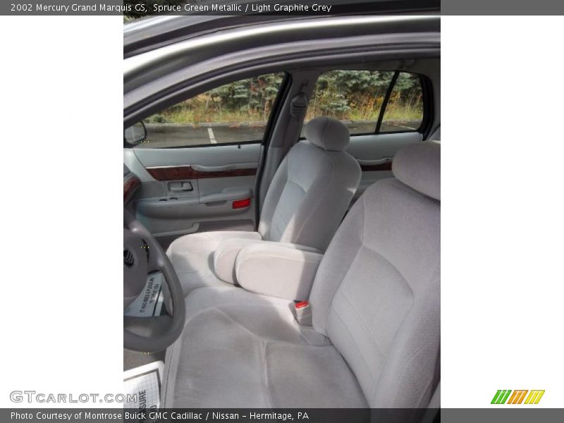 Spruce Green Metallic / Light Graphite Grey 2002 Mercury Grand Marquis GS