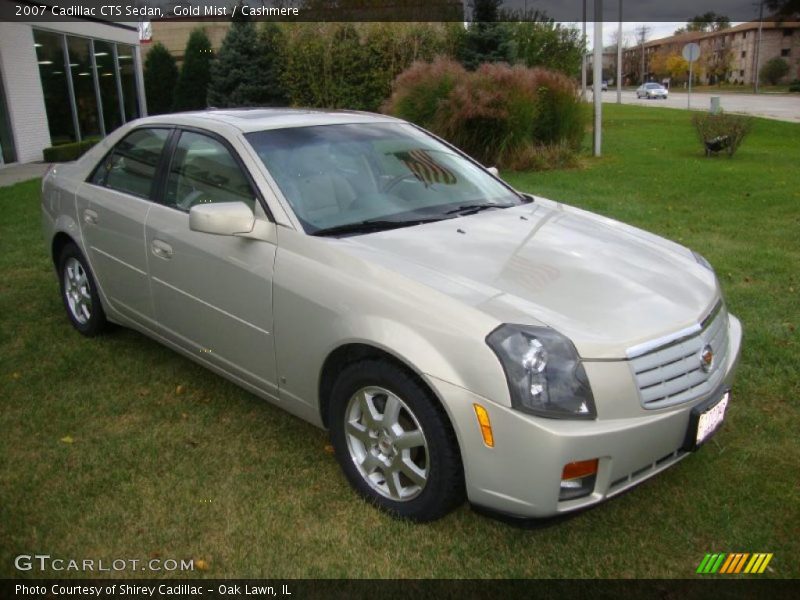 Gold Mist / Cashmere 2007 Cadillac CTS Sedan
