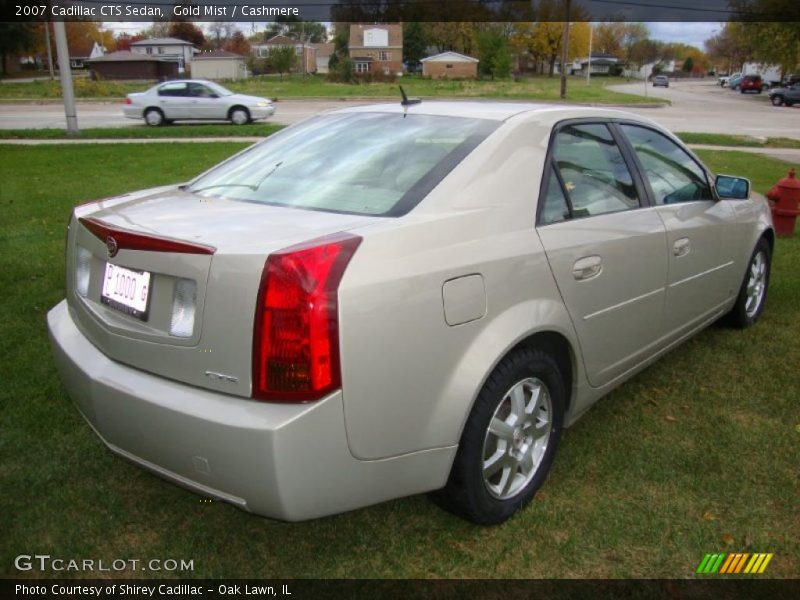 Gold Mist / Cashmere 2007 Cadillac CTS Sedan