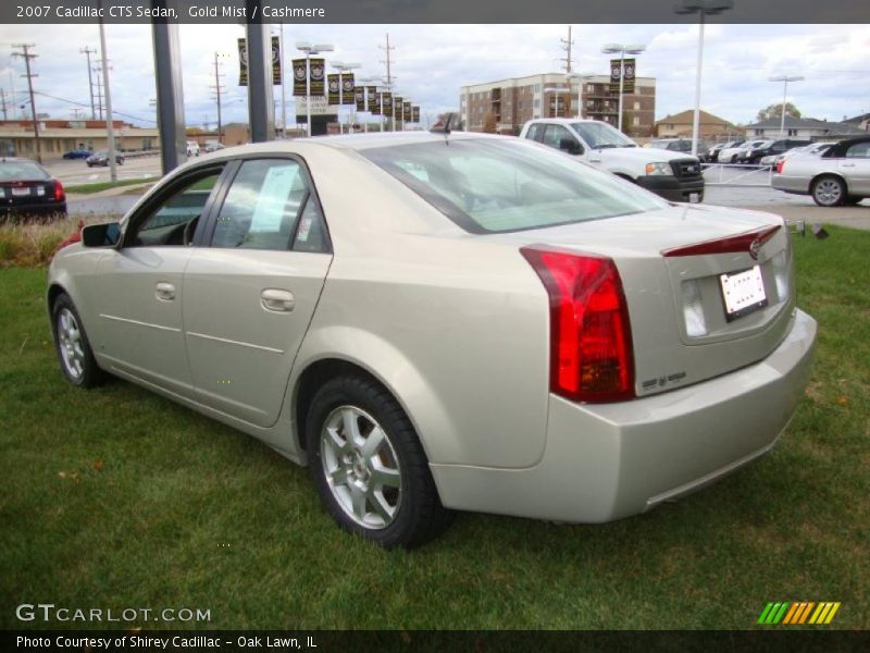 Gold Mist / Cashmere 2007 Cadillac CTS Sedan
