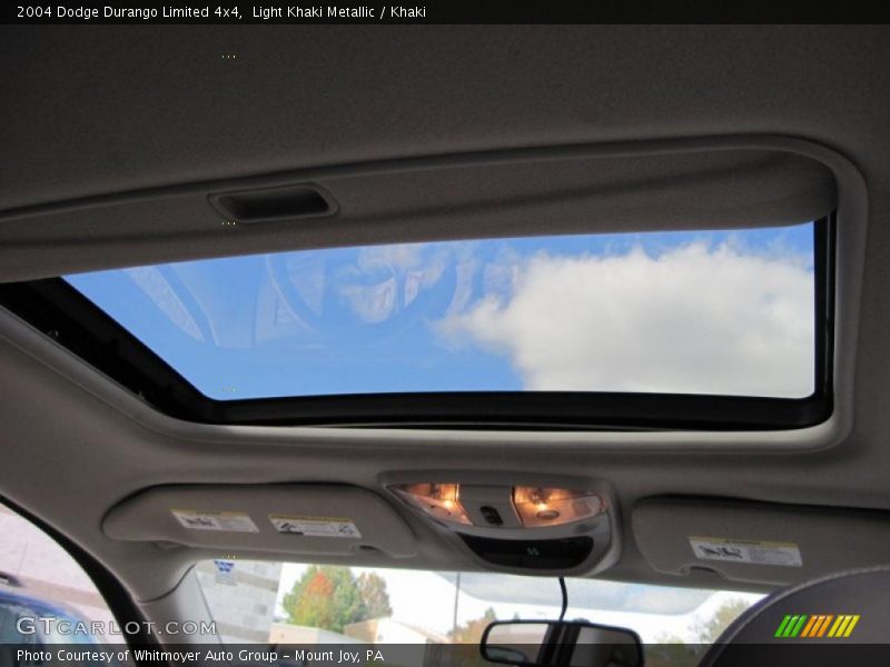 Sunroof of 2004 Durango Limited 4x4