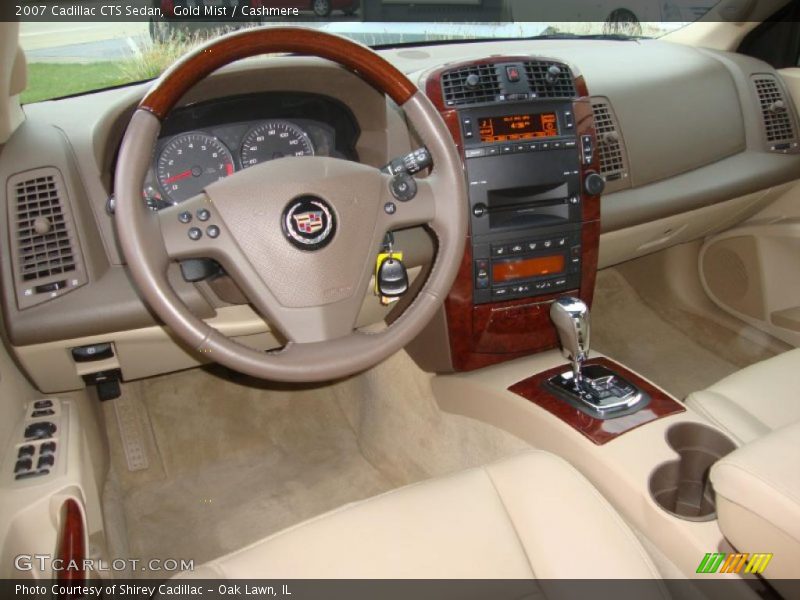 Gold Mist / Cashmere 2007 Cadillac CTS Sedan