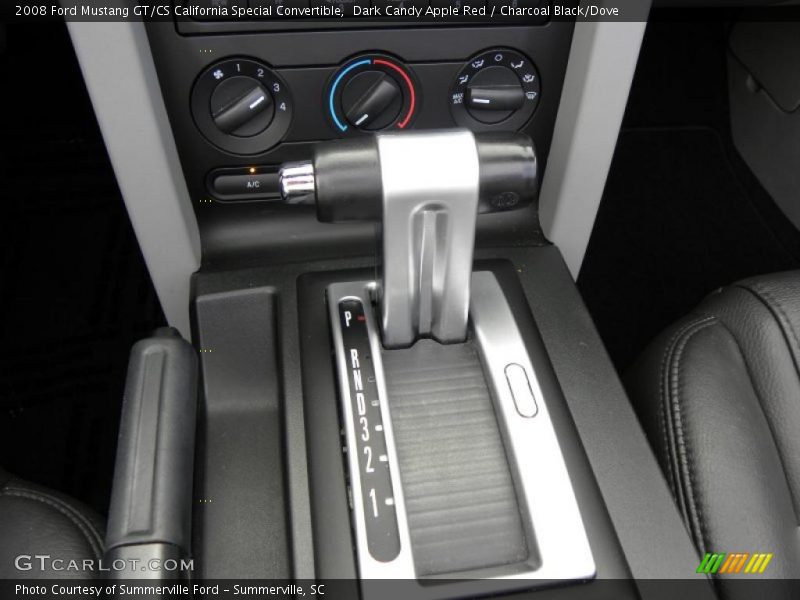 Dark Candy Apple Red / Charcoal Black/Dove 2008 Ford Mustang GT/CS California Special Convertible