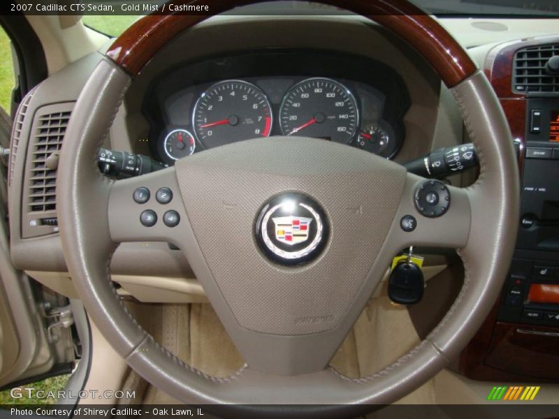 Gold Mist / Cashmere 2007 Cadillac CTS Sedan