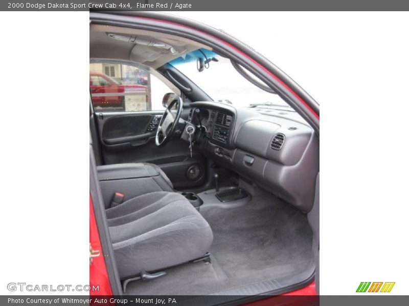 Flame Red / Agate 2000 Dodge Dakota Sport Crew Cab 4x4